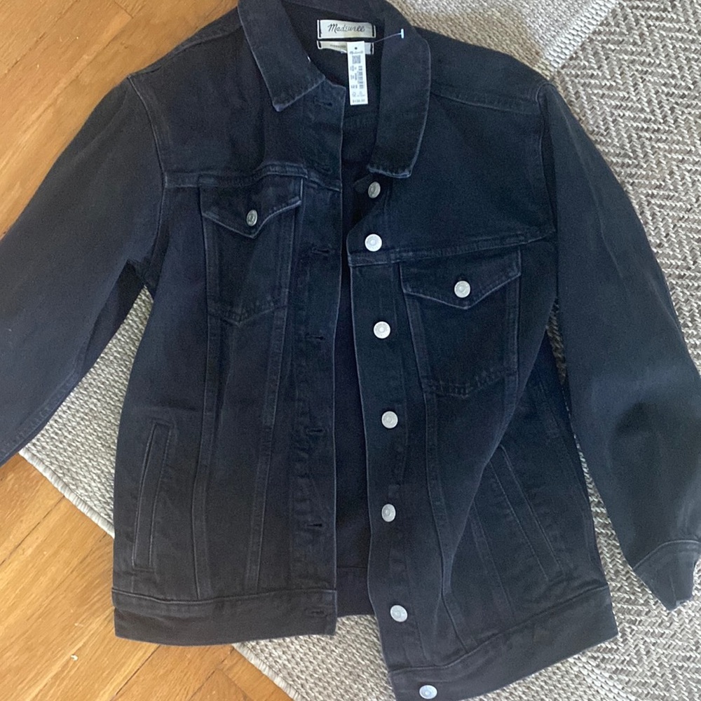 Madewell Black Jean Jacket